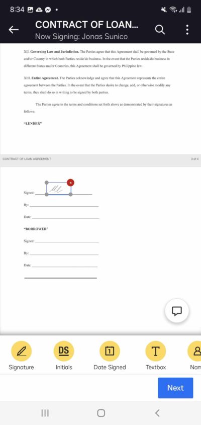 Contract DocuSign