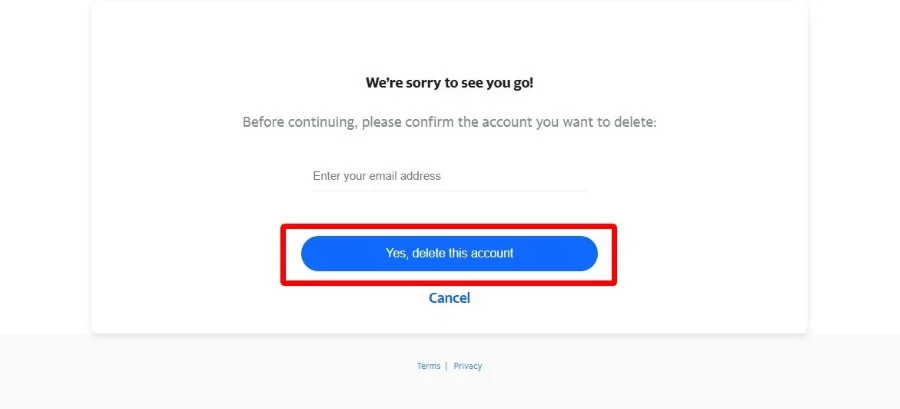 how to delete your yahoo account