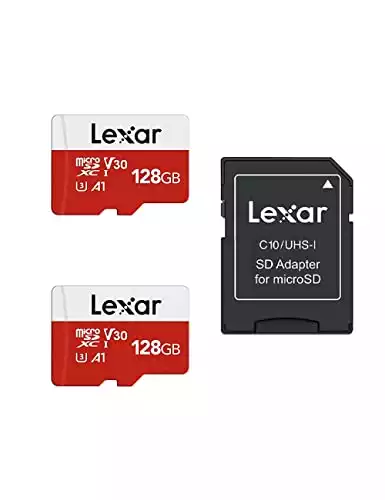 knowtechie のホリデーギフトに最適な 25 ドル以下の最高のギフト Lexar e-series 128gb micro sd card 2 pack