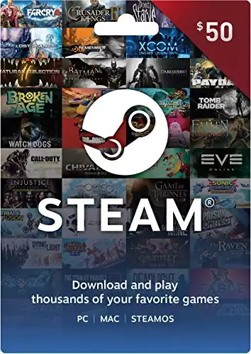 knowtechie のホリデーギフトに最適な 25 ドル以下の最高のギフト Steam gift card - $50