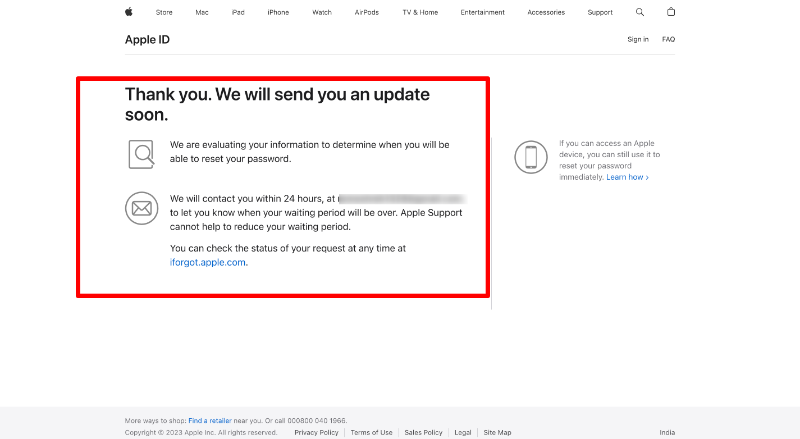apple recovery update