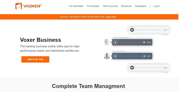 Voxer-Geschäft