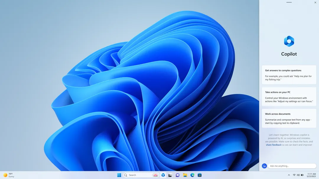 Windows 副駕駛螢幕截圖