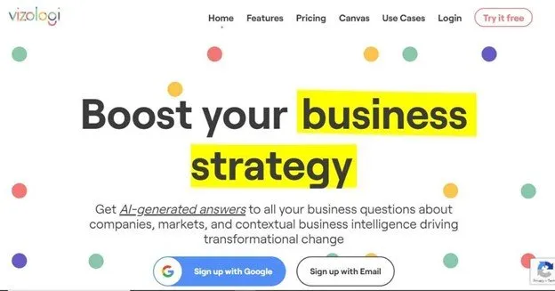 برنامج Vizologi للشركات الصغيرة