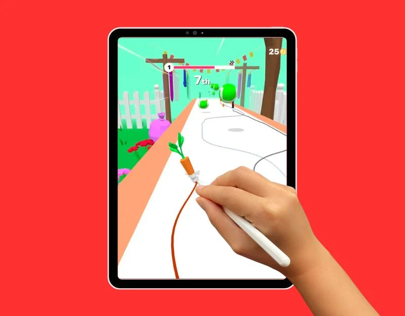 playing games on the ipad using the apple pencil