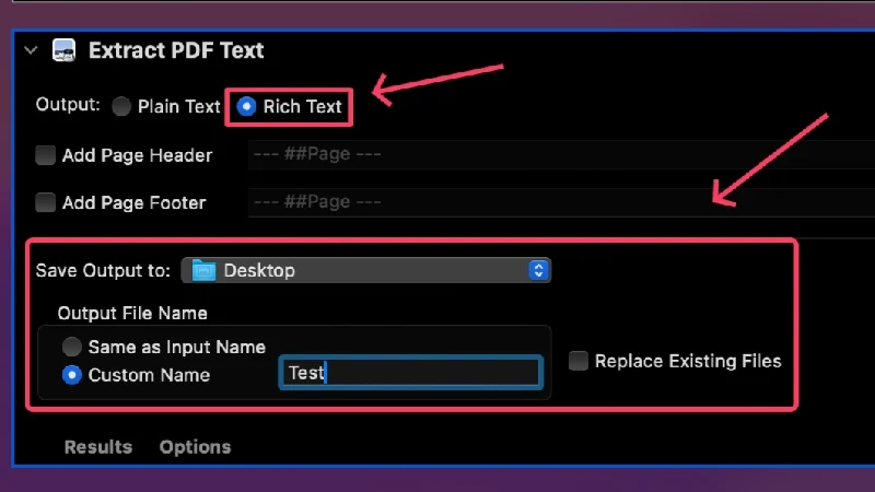 rich text automator