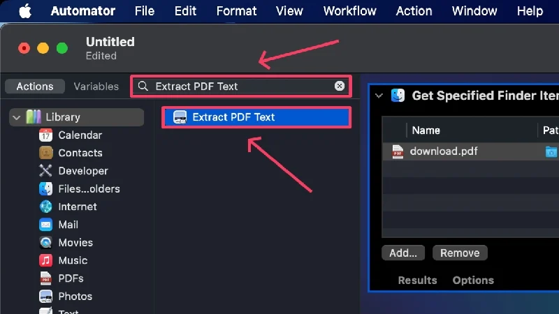 extract text from pdf