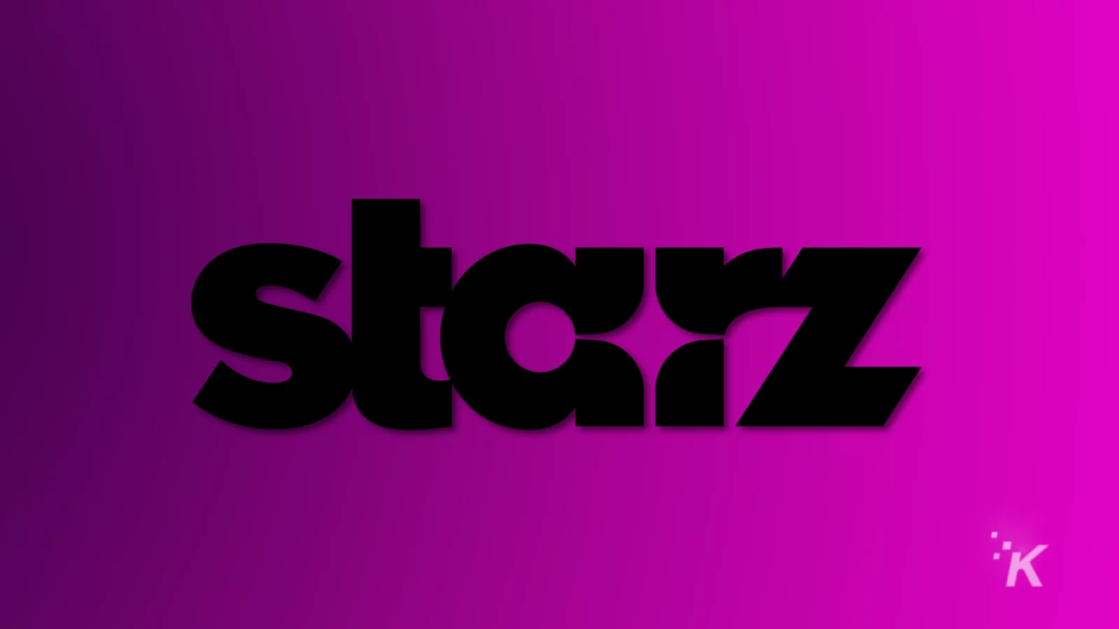 cara membatalkan layanan berlangganan yang mungkin Anda bayar The image displays the logo of "starz," a premium cable and satellite tv network, set against a gradient purple background.