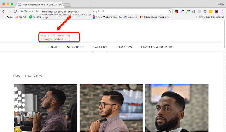 nome do site weebly seo adicionado