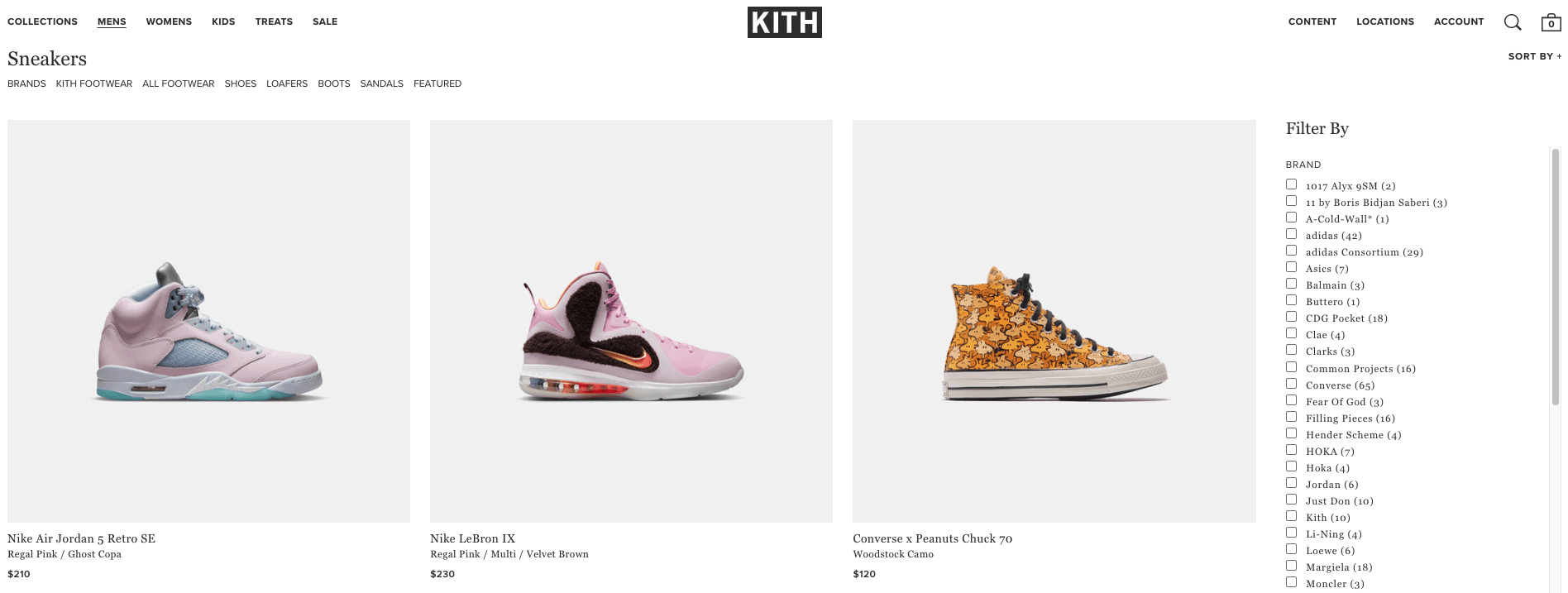 boutique shopify kith europe