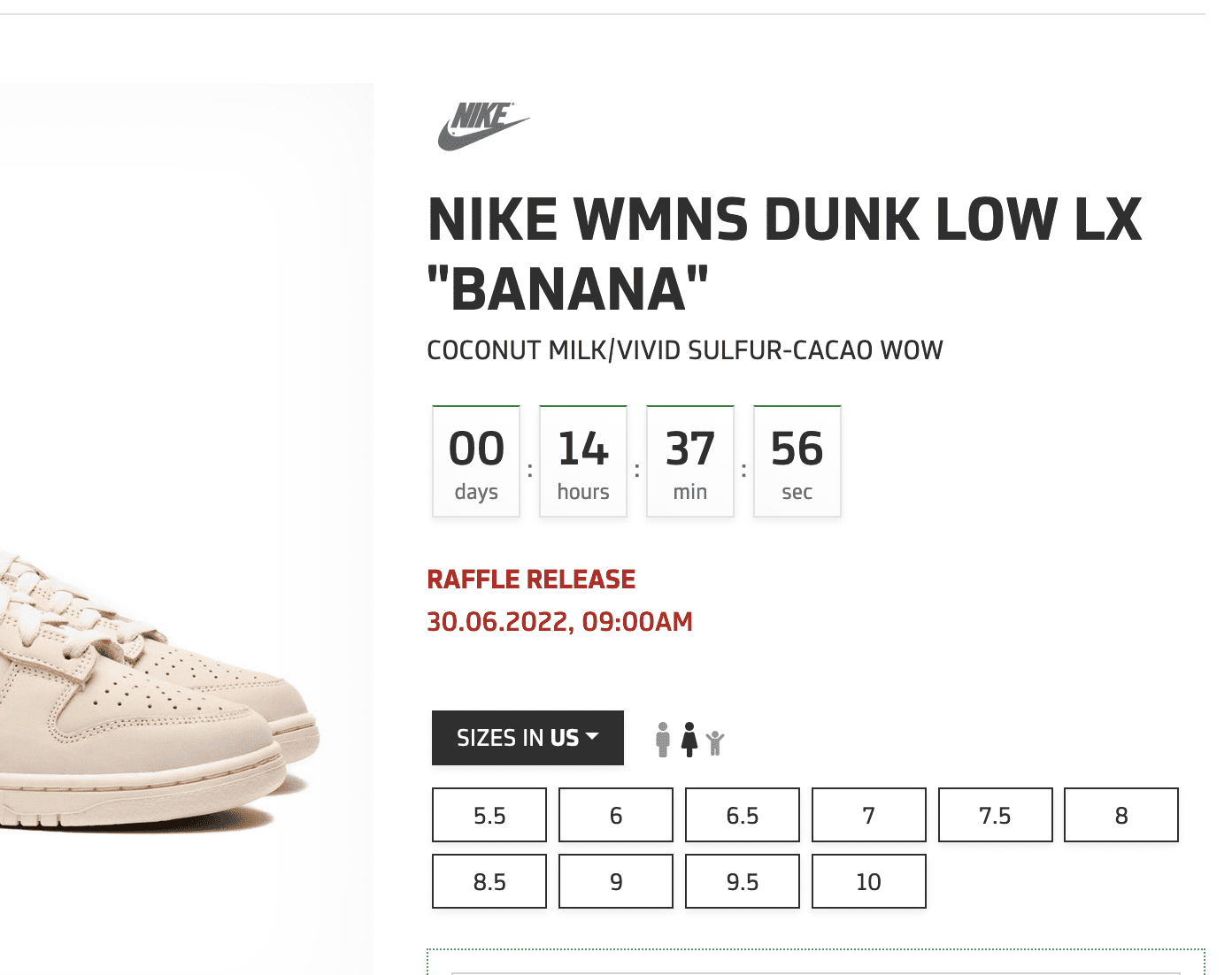 page produit de la boutique Shopify
