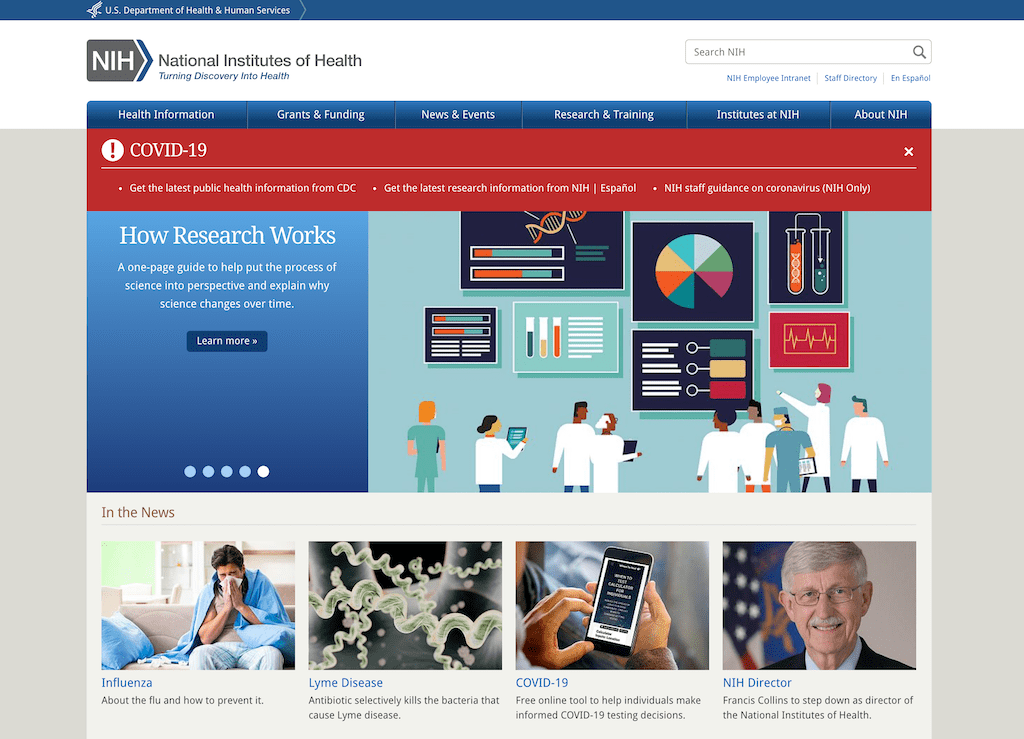 El Instituto Nacional de Salud (NIH)