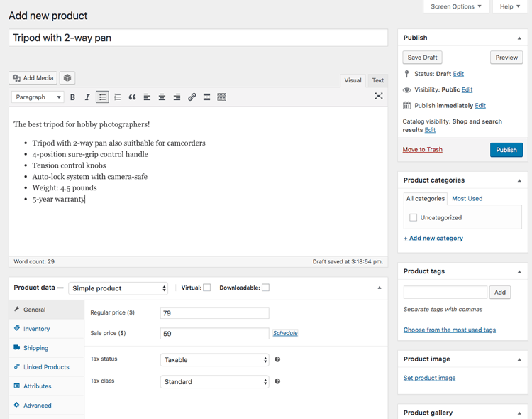 woocommerce-เพิ่มผลิตภัณฑ์