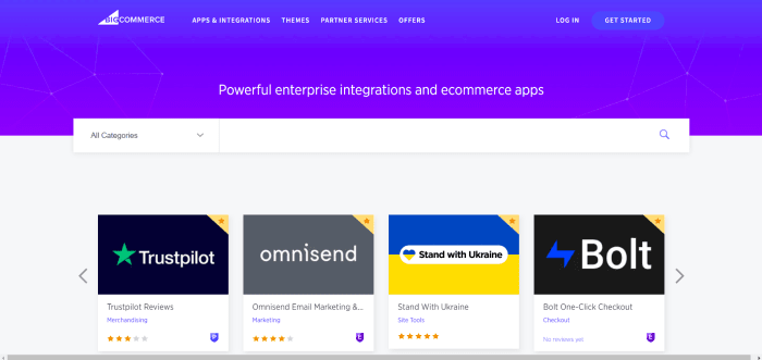 BigCommerce 应用商店