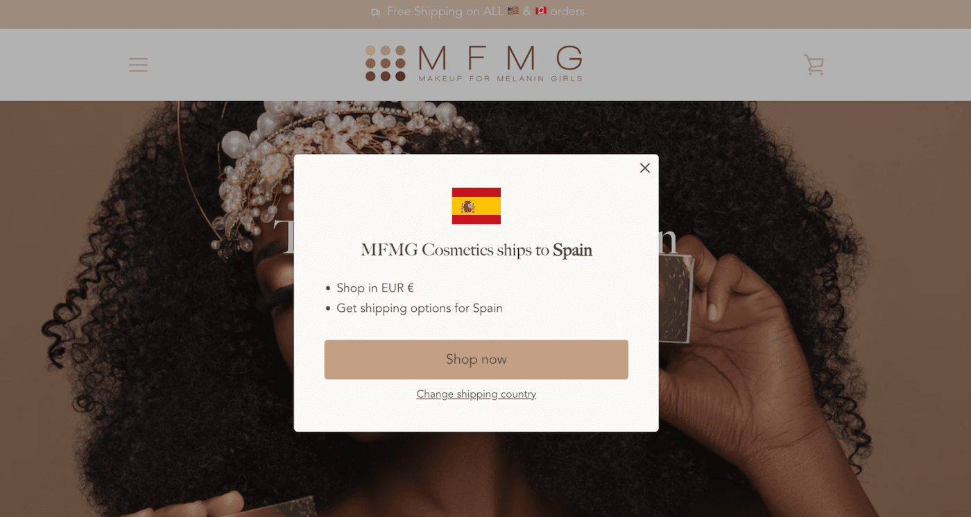 Shopify spedizione internazionale