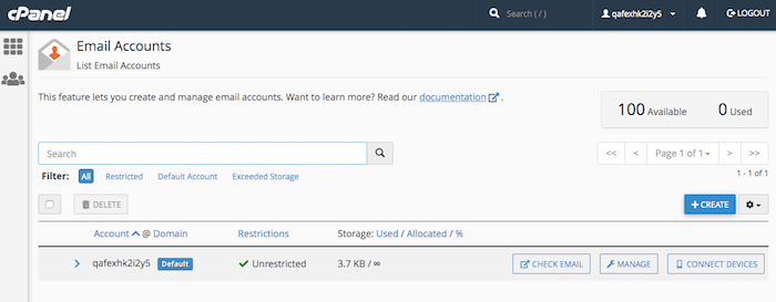 Akun Email cPanel GoDaddy