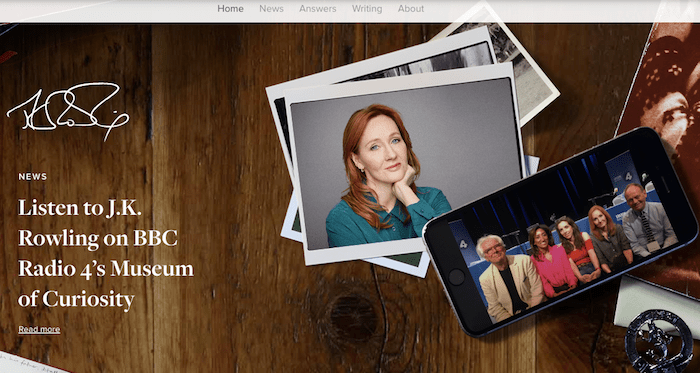 sito di jk rowling