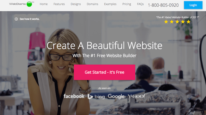 webstarts 創建免費線上商店