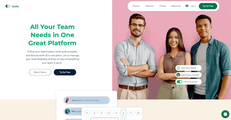 wix範本企業解決方案公司