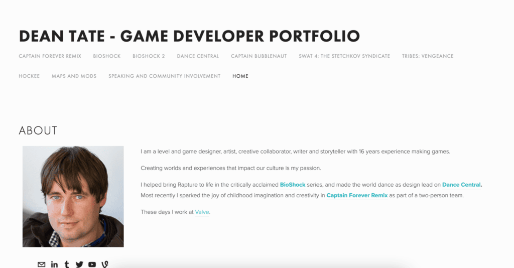 포트폴리오 squarespace 학장 테이트