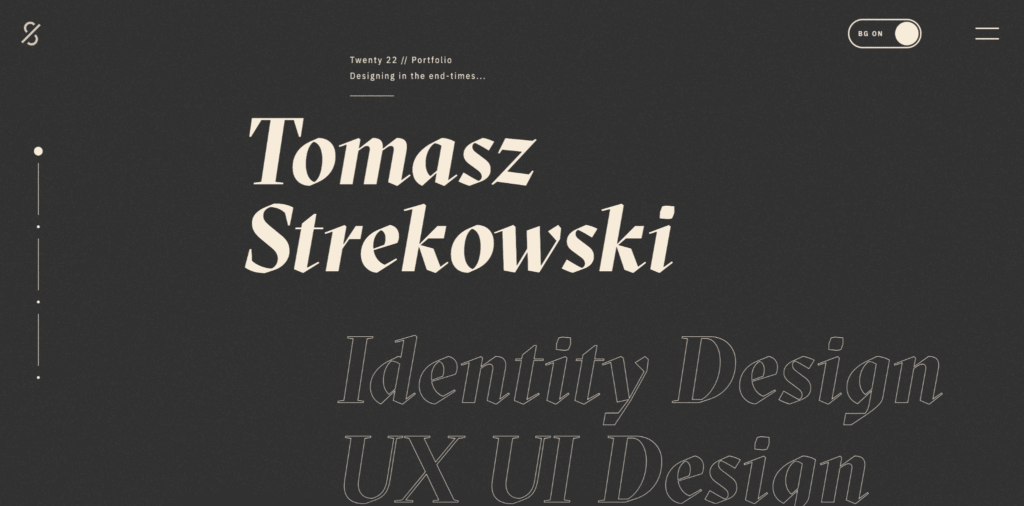 포트폴리오 웹플로우 Tomasz Strekowski