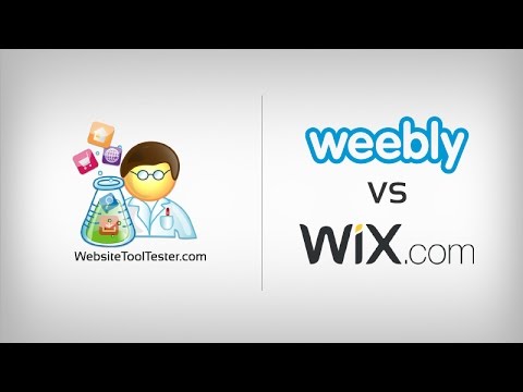 análise de vídeo weebly vs wix