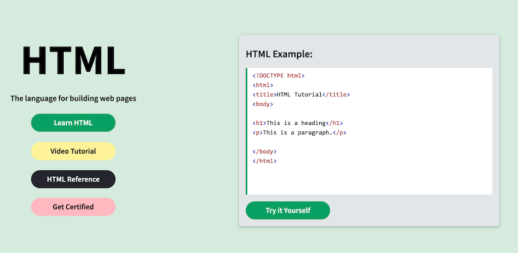หลักสูตร HTML