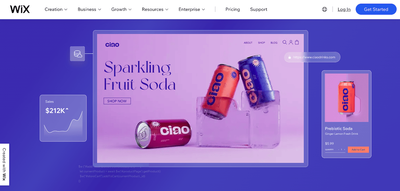 منشئ موقع Wix.com