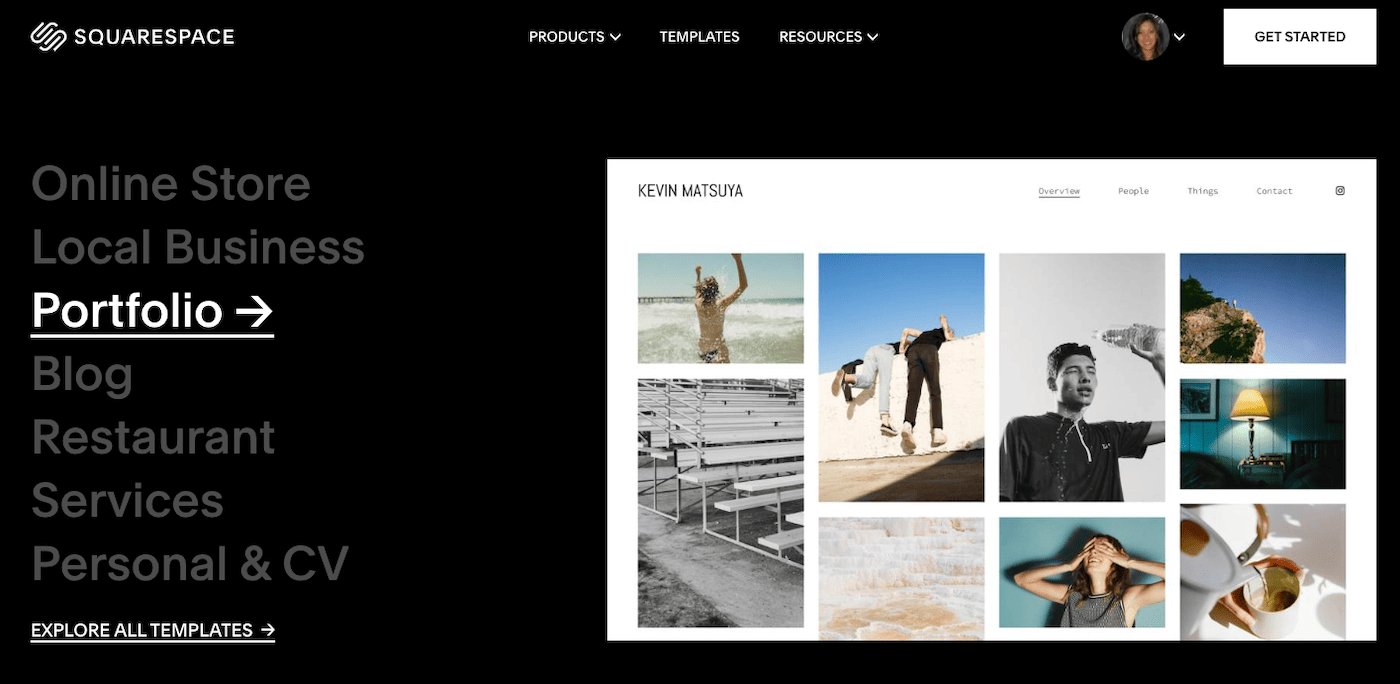 Squarespace-Homepage