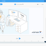 editor powtoon del software video esplicativo