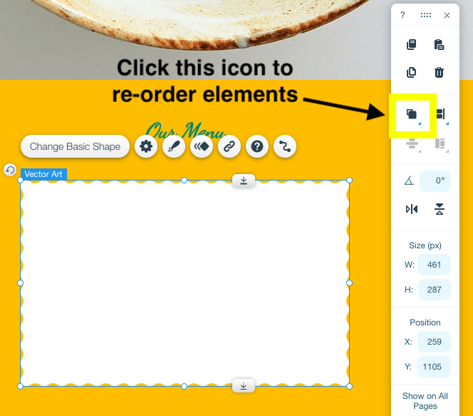 tutorial wix 21 organizar elementos