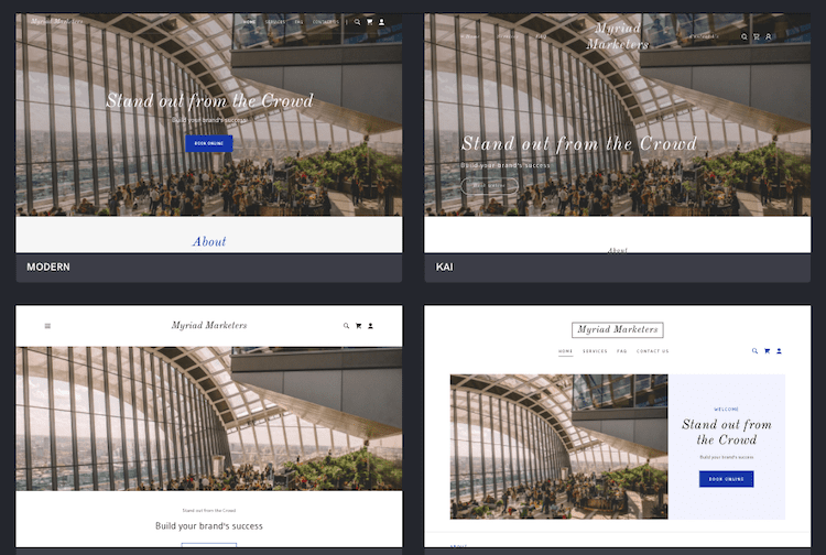 GoDaddy 与 Wix - 设计