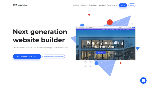 Squarespace Alternatives Weblium