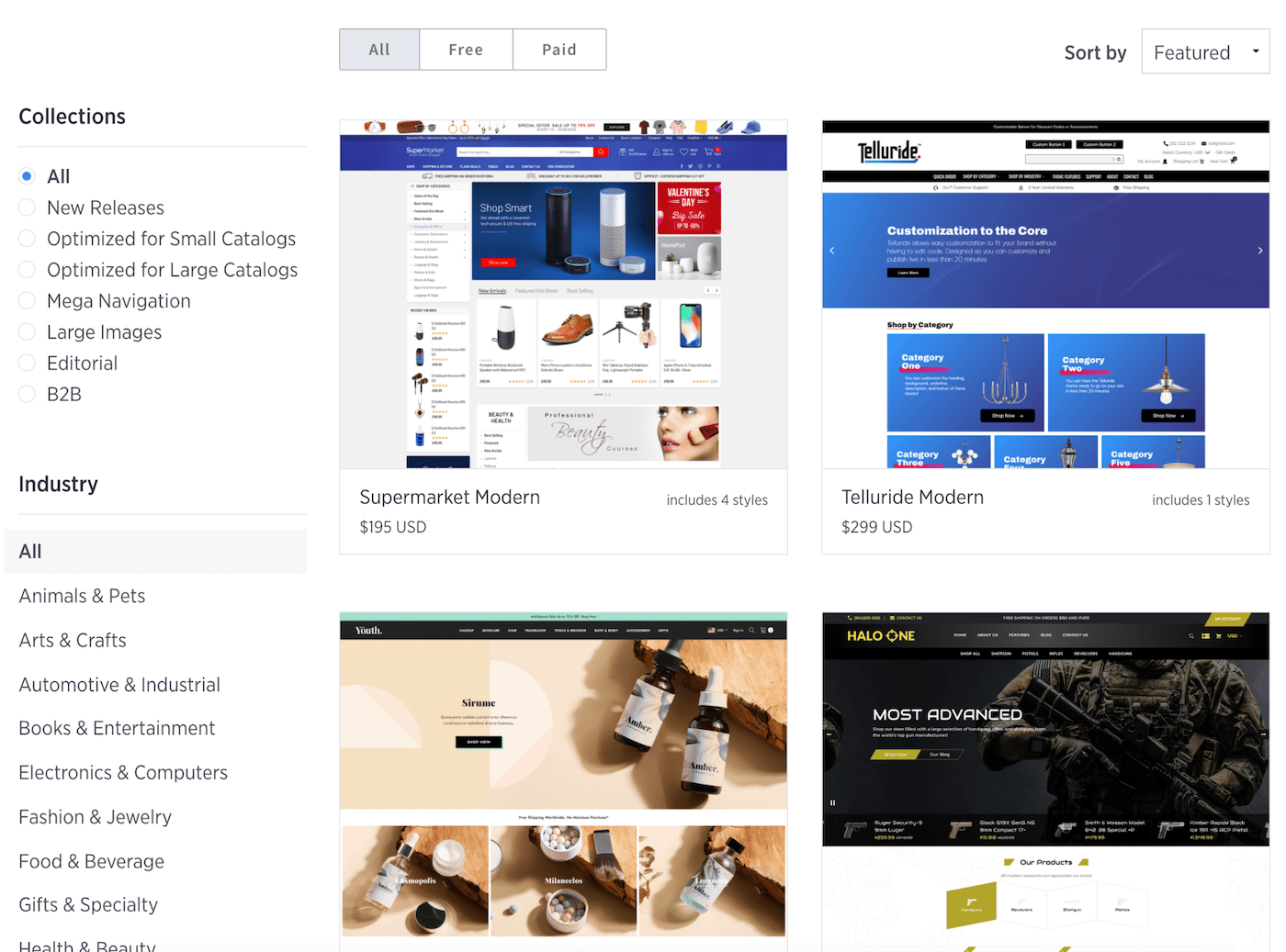 سوق موضوع BigCommerce