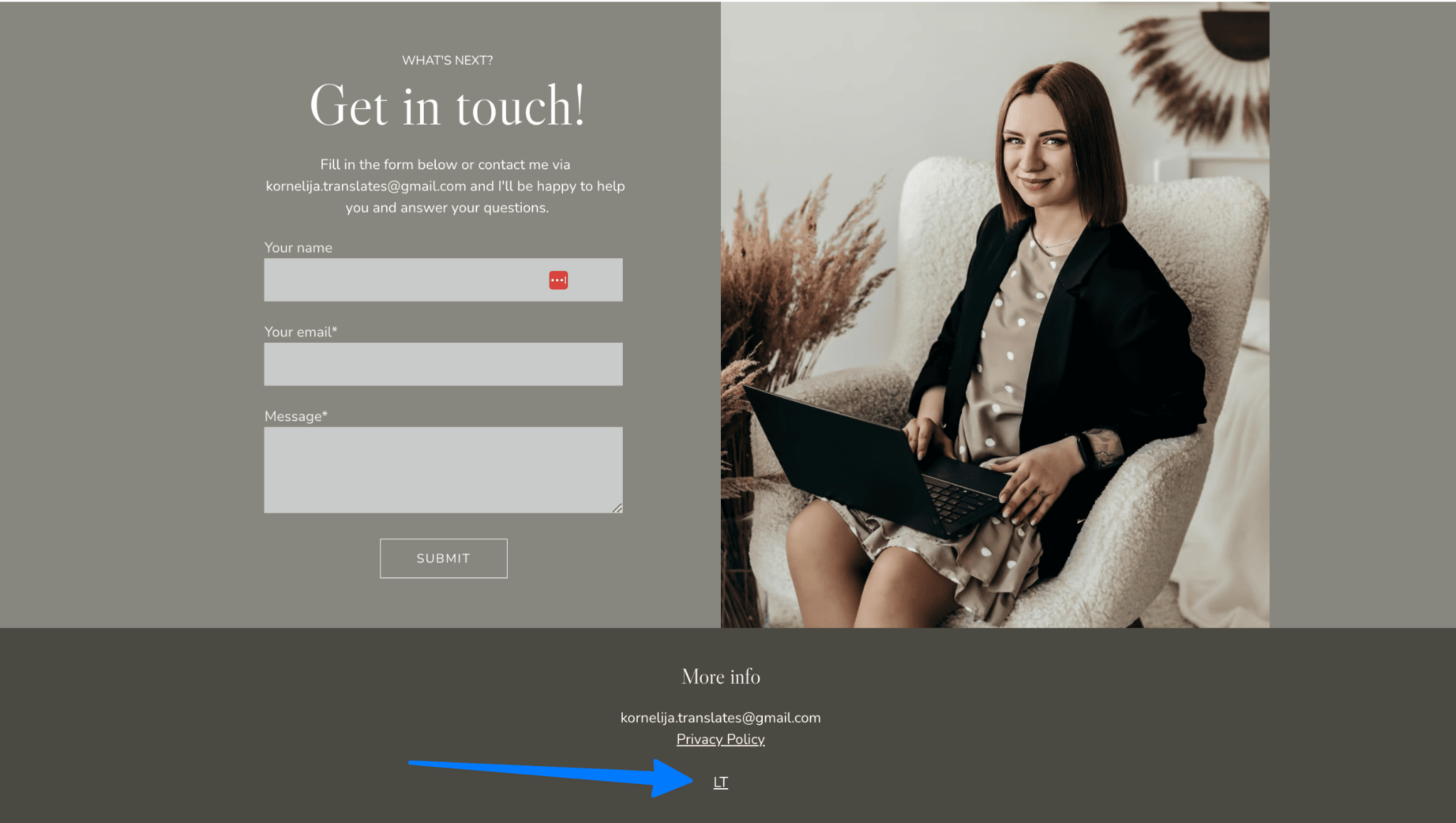 selector de limbă pentru site-ul web hostinger freelancer