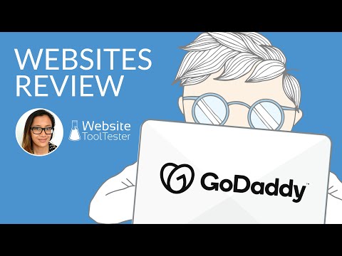 análise de vídeo do construtor de sites godaddy