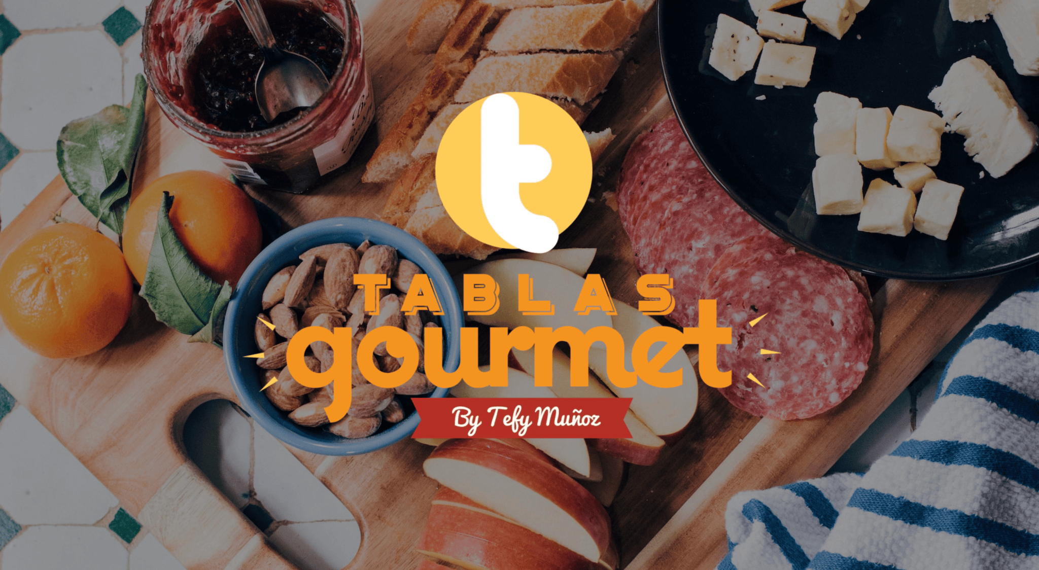 引人注目的一頁網站 - tablas gourmet