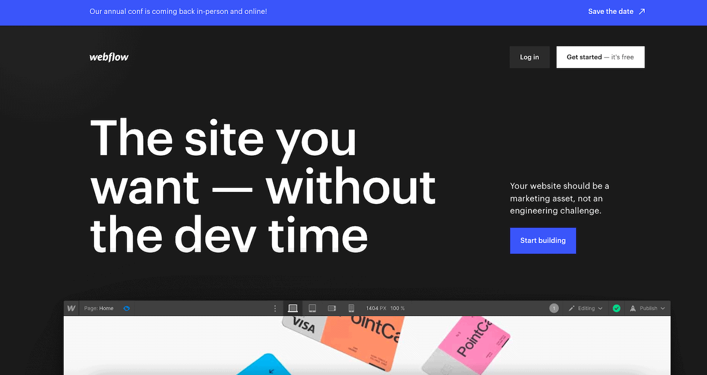 Webflow-Homepage