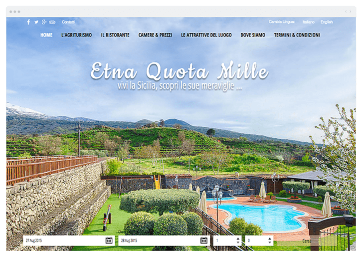 Sito di esempio di Wix Hotels1