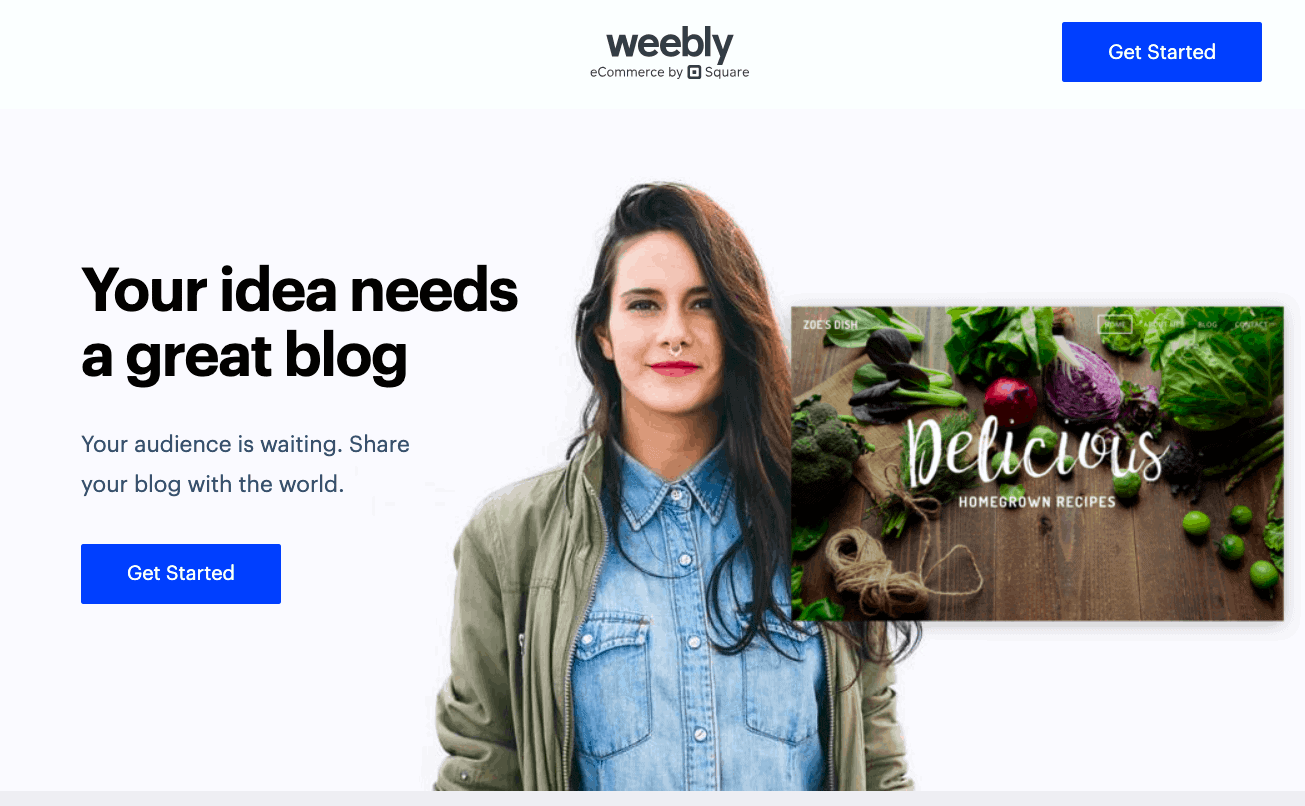 Weebly бесплатный конструктор блогов