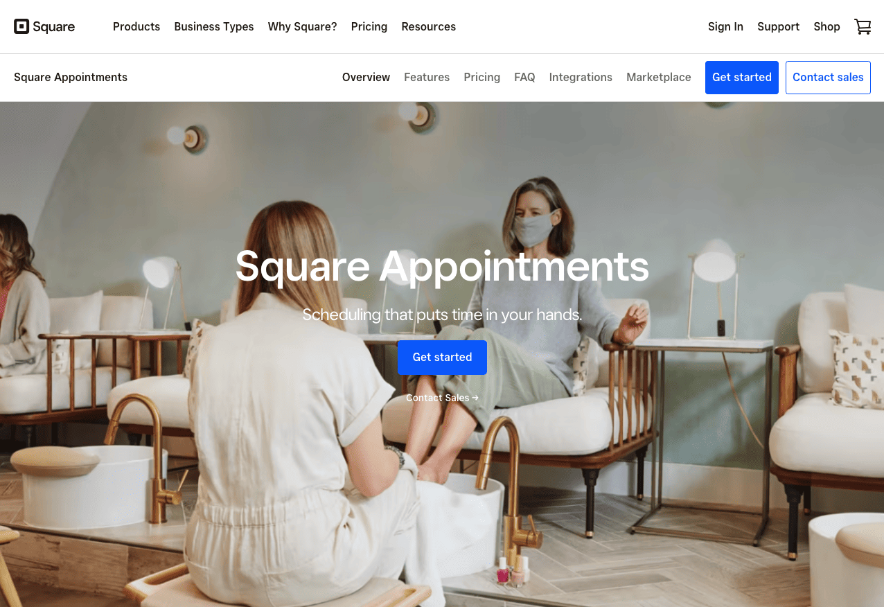 Weebly Square бронирование