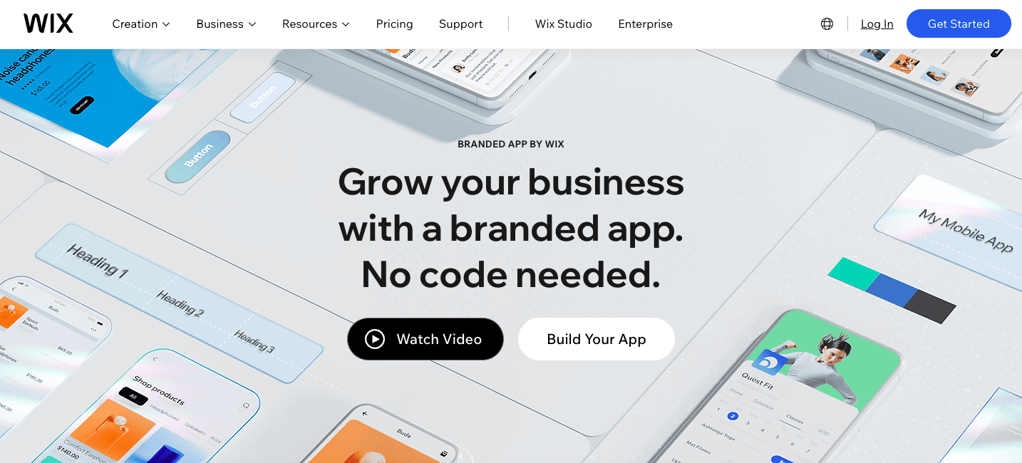 wix ブランドのアプリ
