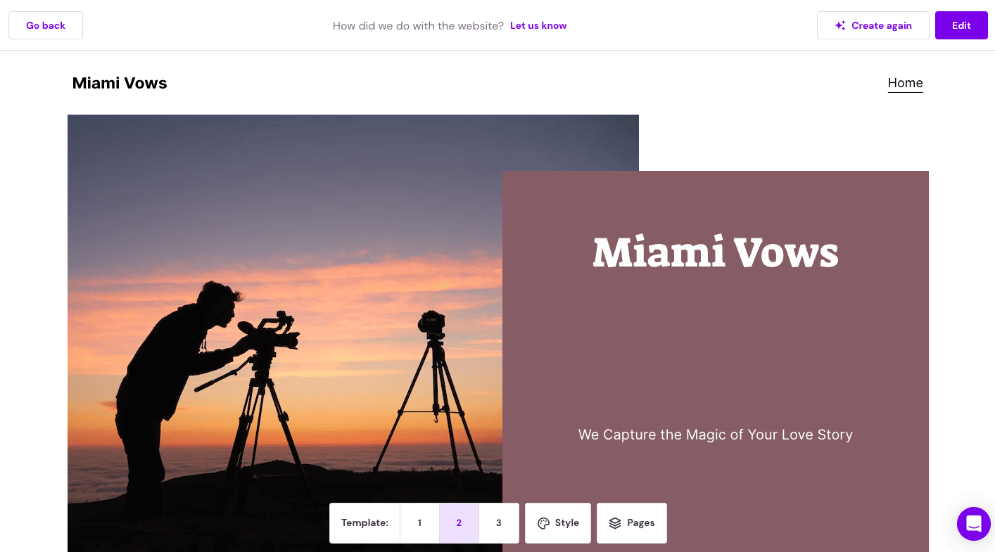diseño de sitio web hostinger ai