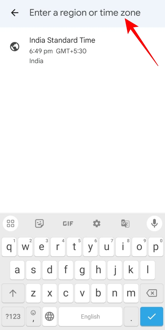 Geben Sie die Region oder Zeitzone in der Google Kalender-App ein