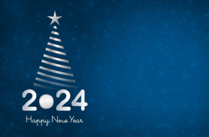 Deseos de año nuevo para colegas 2024