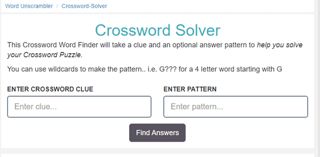 Word Unscrambler