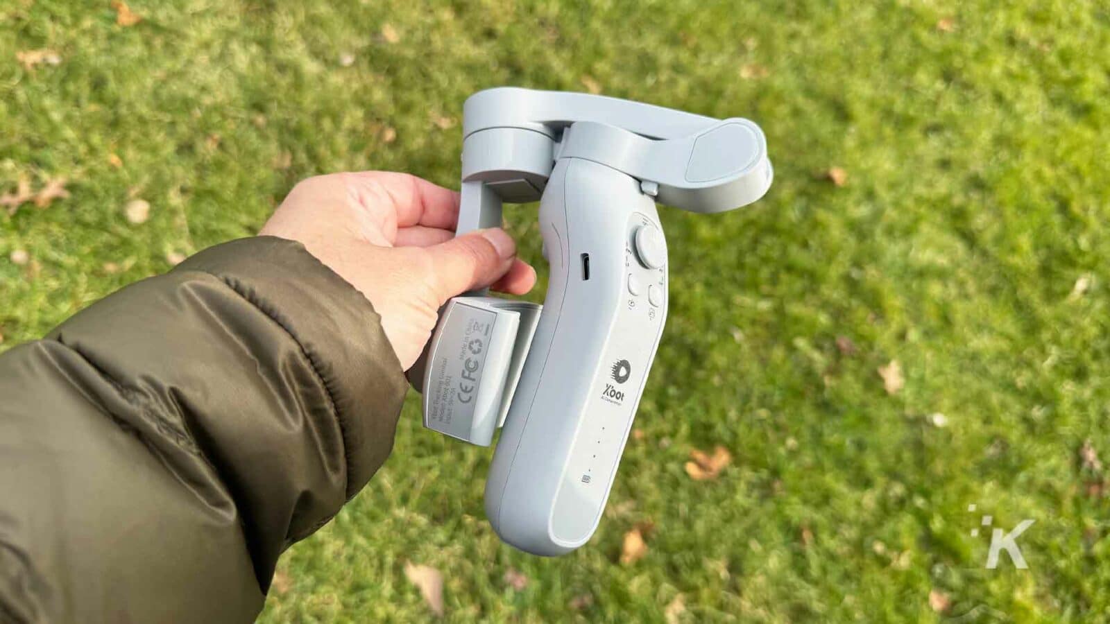 手で折りたたんだXbotgo AIスポーツジンバル
