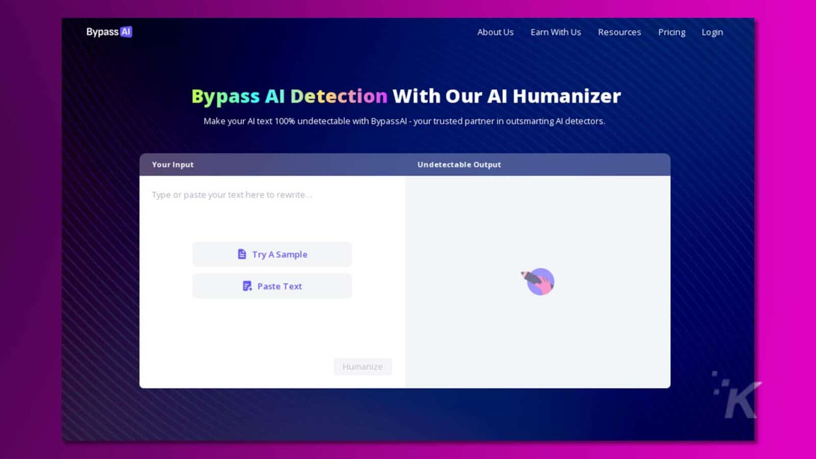 Omitir la detección de IA del software AI