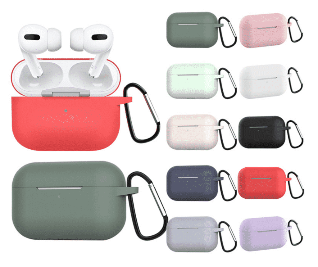 estojo de silicone macio para o AirPods Pro