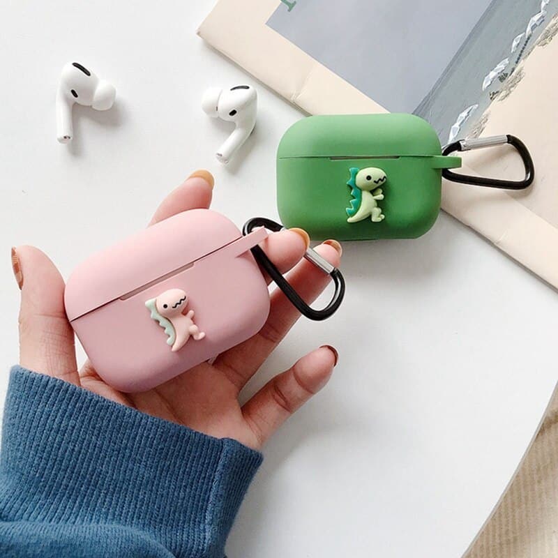 Esta es la funda Little Dinosaur para AirPods Pro